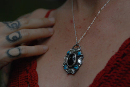 Morenci moon pendant