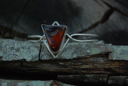 Amber geo stacking bangle