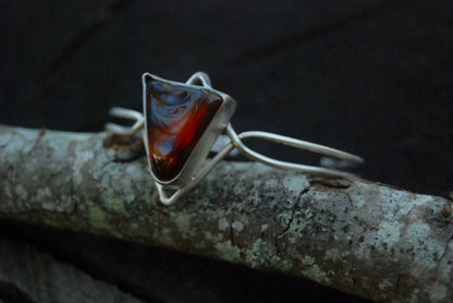 Amber geo stacking bangle