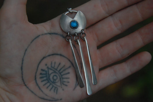 Morenci paddle necklace