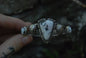 Triangle White Buffalo Cuff