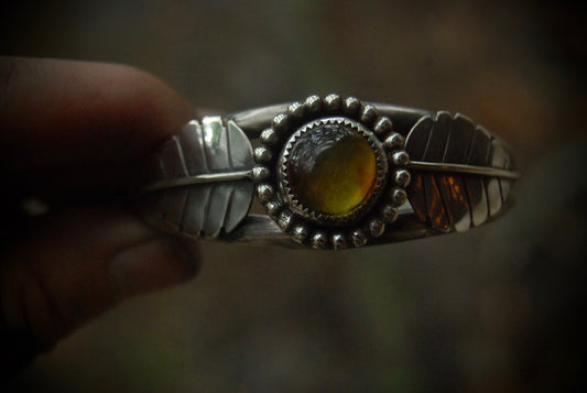 Amber Leaf Cuff