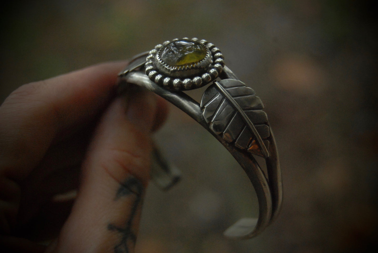 Amber Leaf Cuff