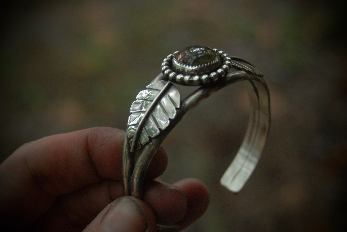Amber Leaf Cuff