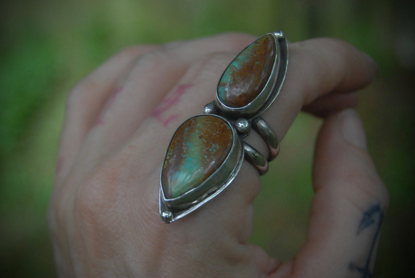 Turquoise statement ring