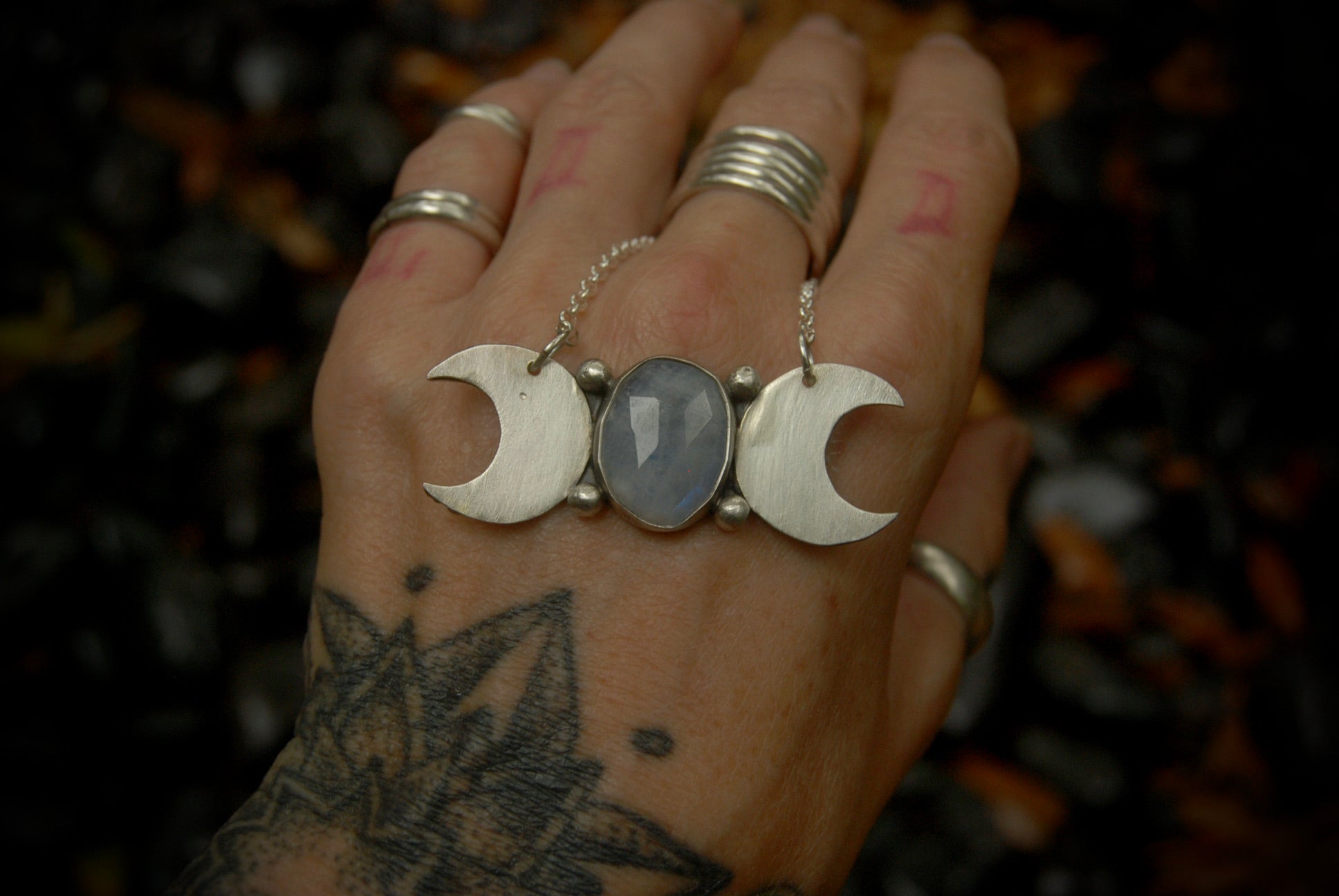 Triple Goddess Necklace