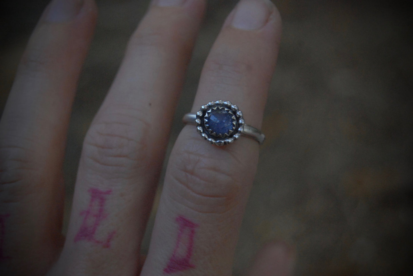 Tanzanite Stack or Midi Ring SZ-5