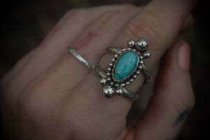 Small Turquoise Ring sz-7.75