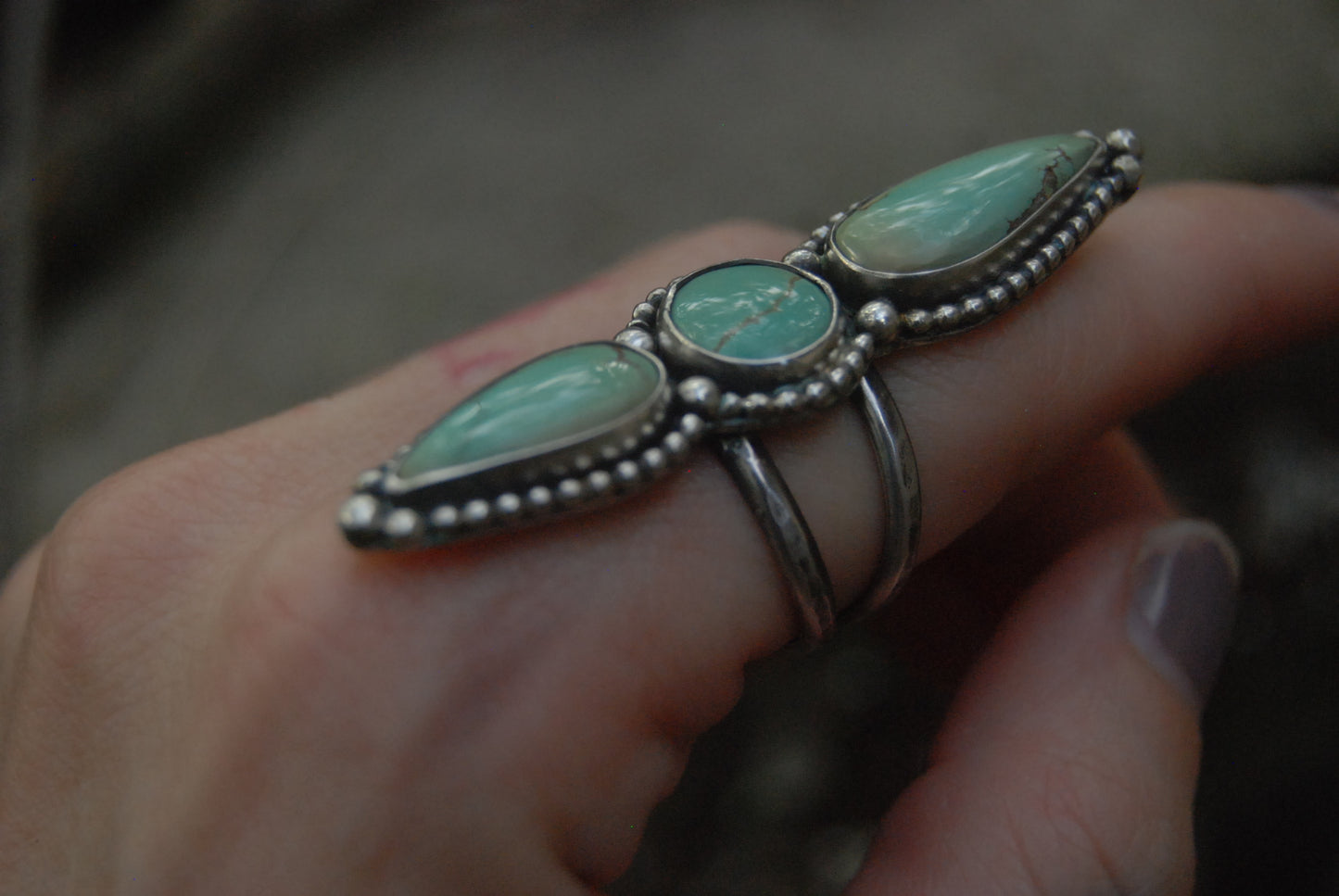 Elegant Turquoise Ring SZ- 7.25