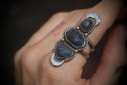 Moon Sapphire Ring sz-7.75