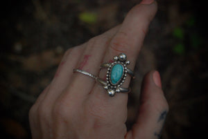 Small Turquoise Ring sz-7.75