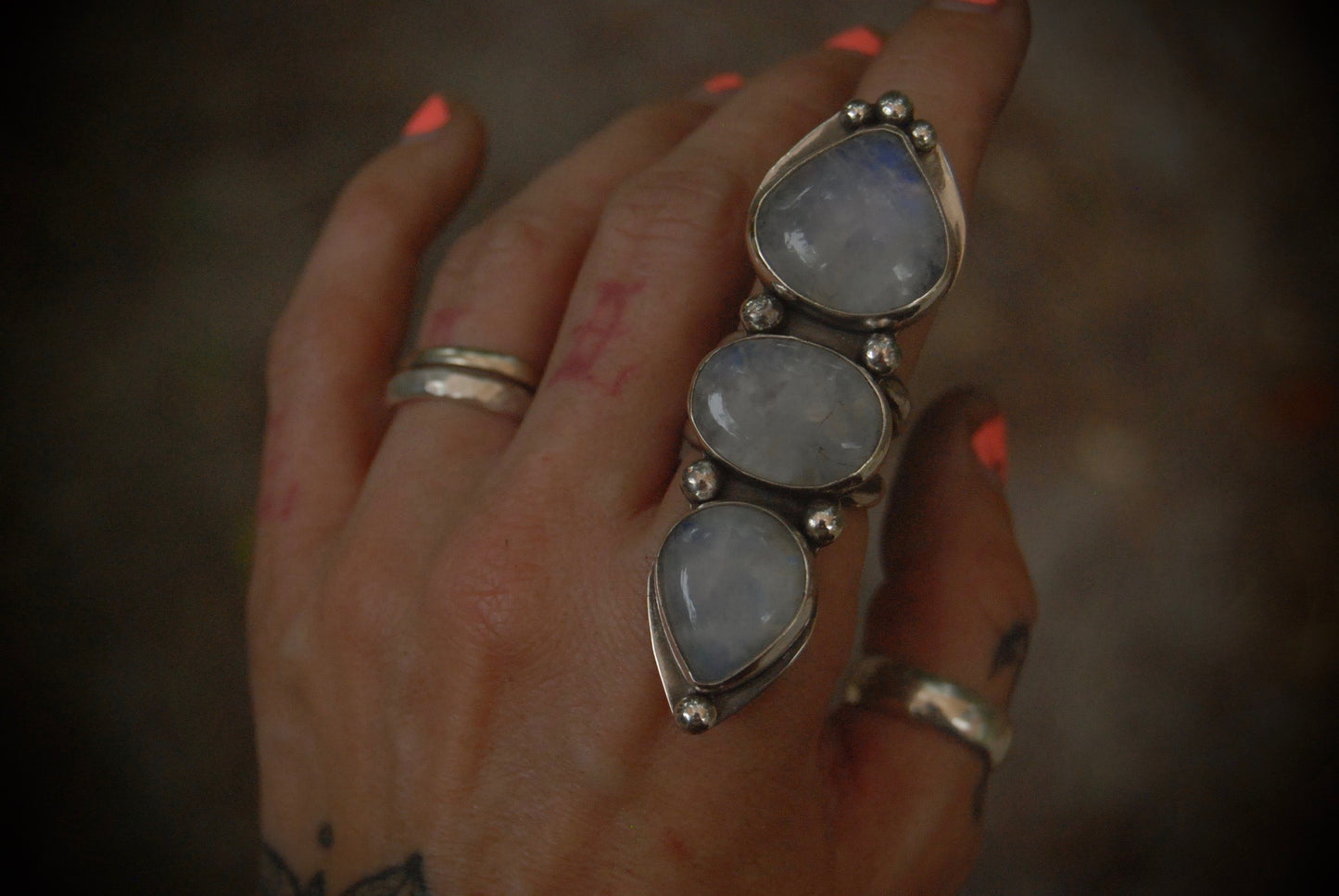 My Moon Moonstone Ring SZ- 8