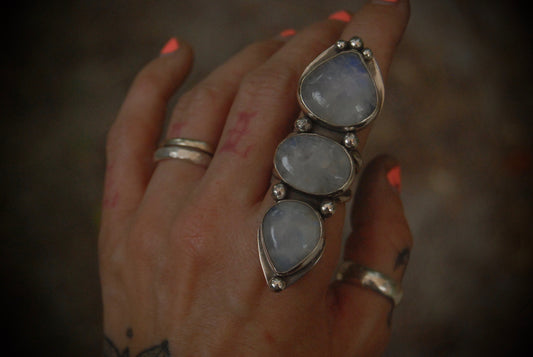 My Moon Moonstone Ring SZ- 8