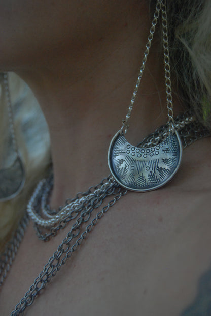 Stamped earrings