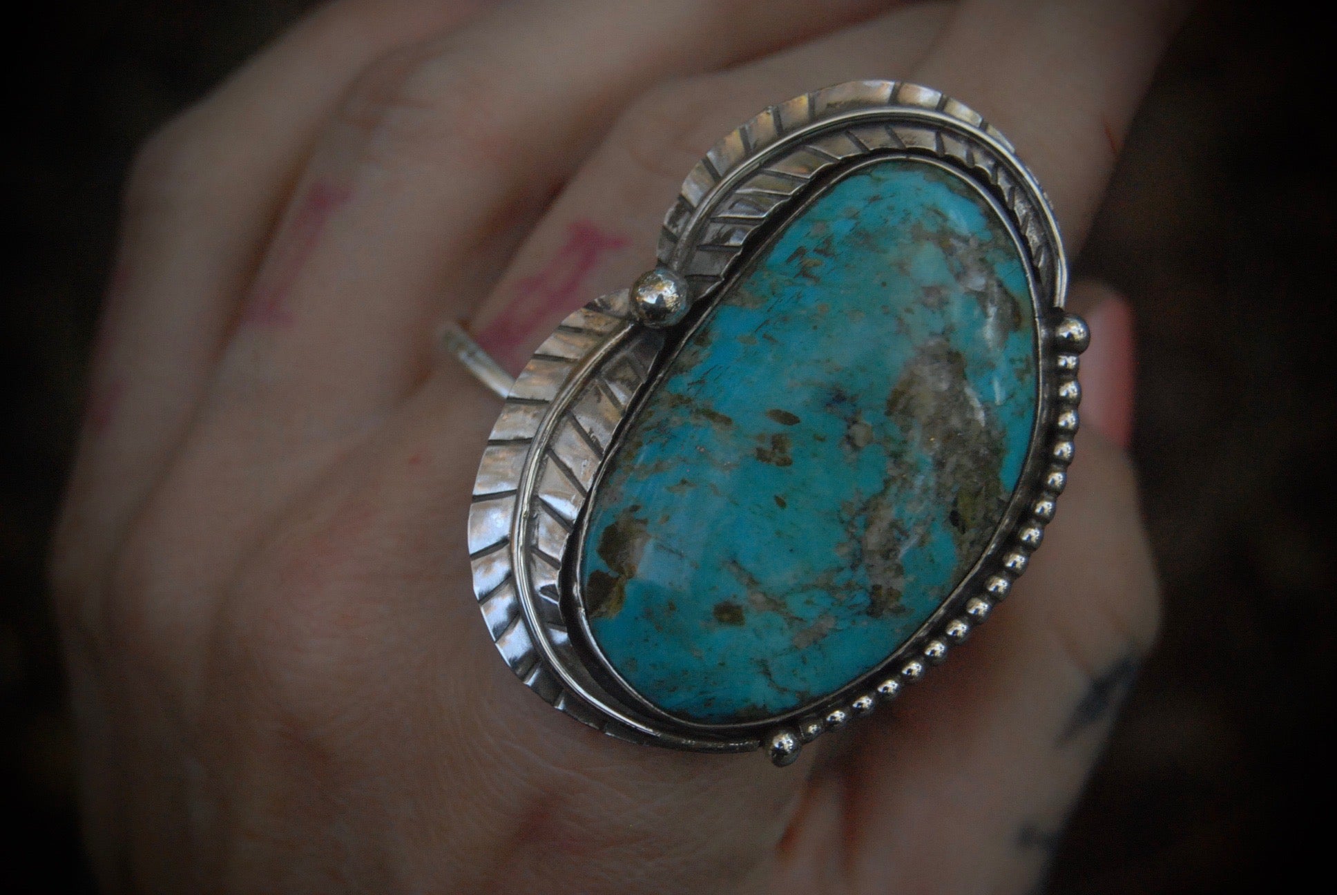 Turquoise Ring sz- 6.25