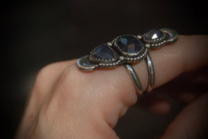 Moon Sapphire Ring sz-7.75