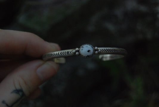 Arrow stamped cuff