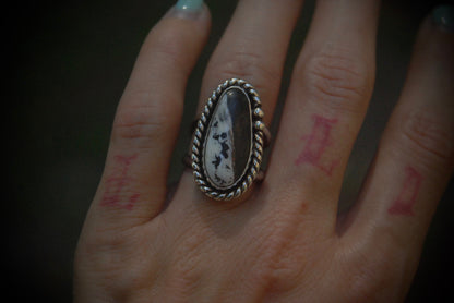 Pilar White Buffalo Ring sz-5