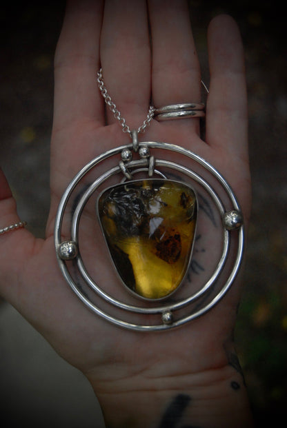 Hunter- Amber Necklace