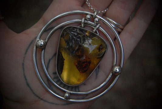 Hunter- Amber Necklace