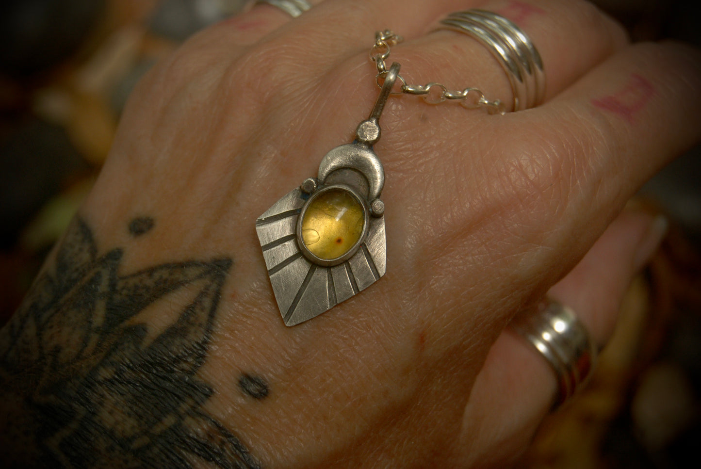 Amber Moon Burst