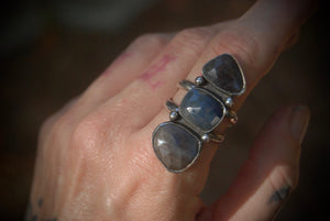 Blue Sapphire Ring sz-8.5