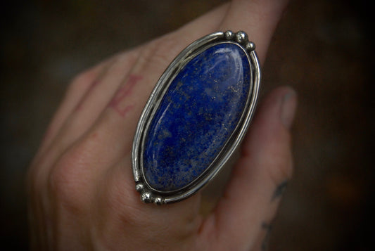 Lapis Ring sz-7.5