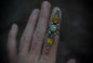 Amber Point Ring sz-5