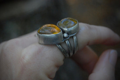 Double amber ring