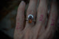 Amber Moon Stack Ring SZ- 5