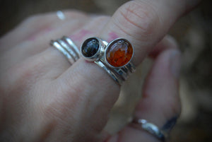 Limited Amber stack rings