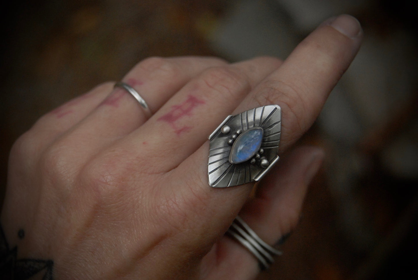 Satori Shield Ring sz-6.75