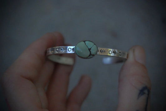 Stamped Forrest Cuff