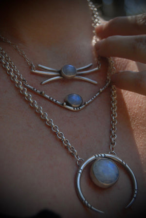 Clawed Moon Necklace
