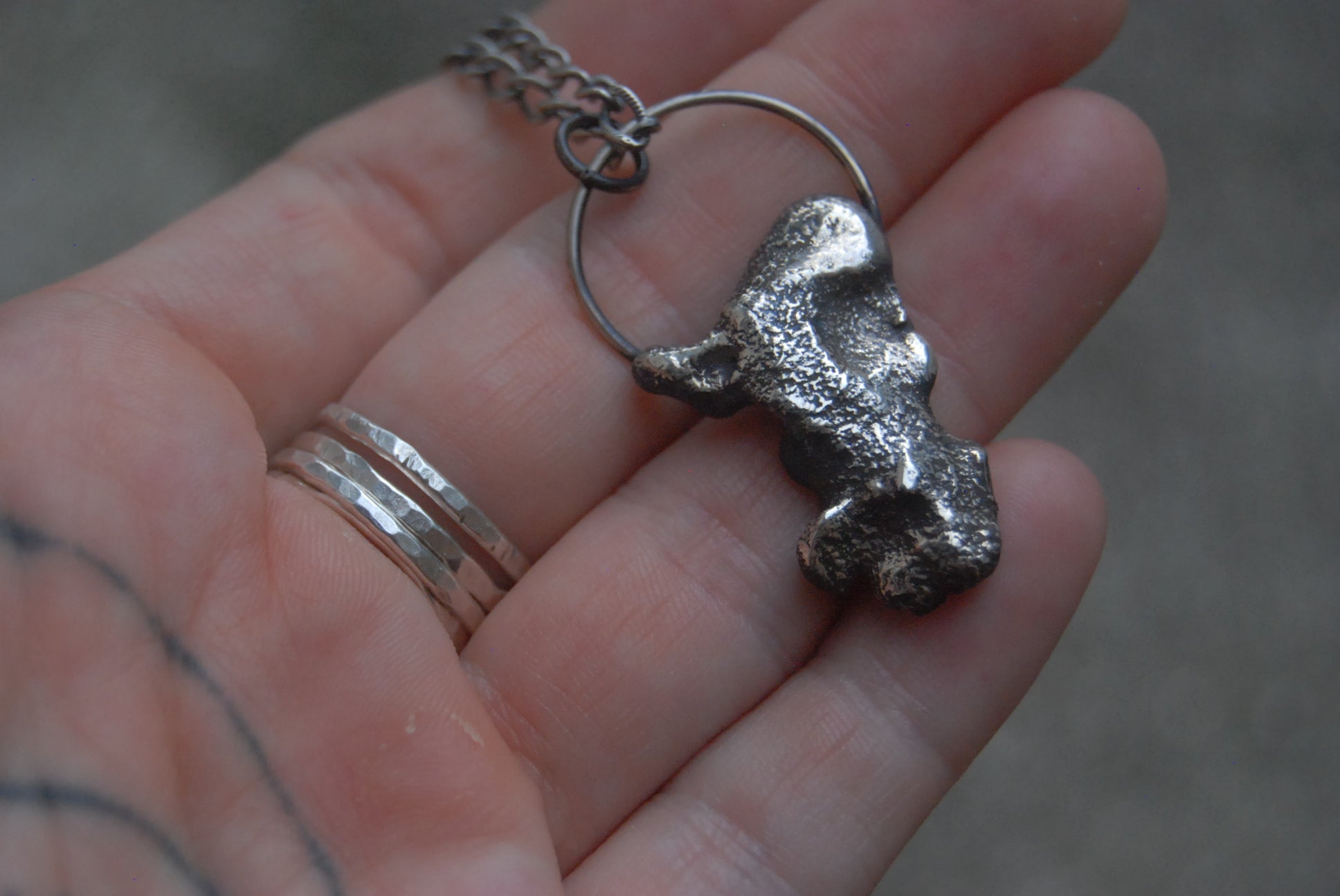 Small silver nugget 2 aka anxiety reliever