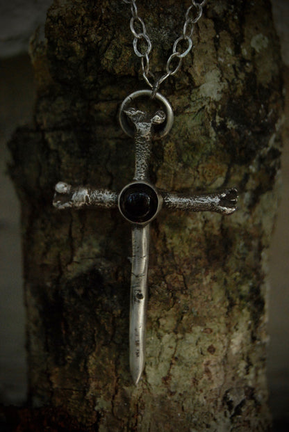 bone dagger necklace