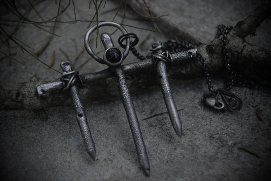 THE COVEN- Spike stick pendant