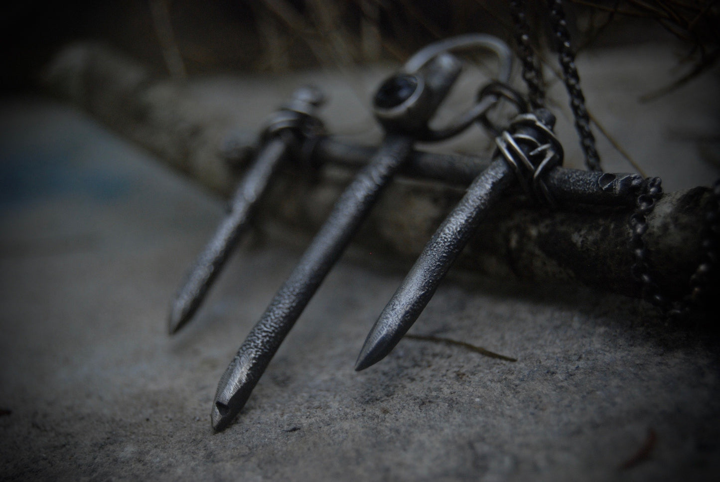 THE COVEN- Spike stick pendant