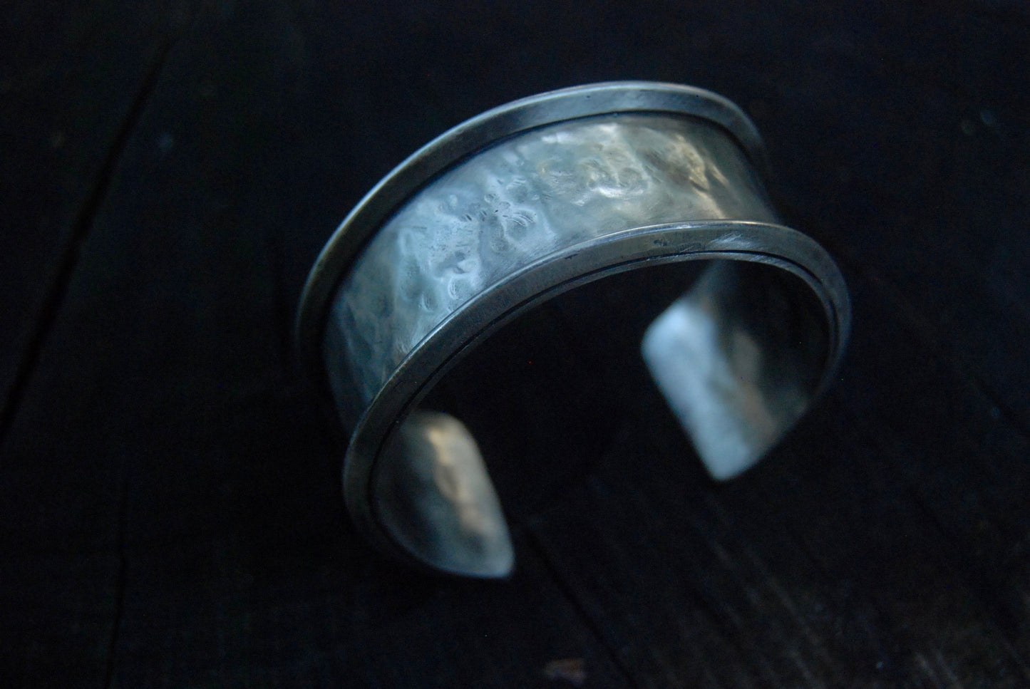 solid silver summer cuff