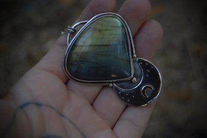 Large Moon Drop Pendant