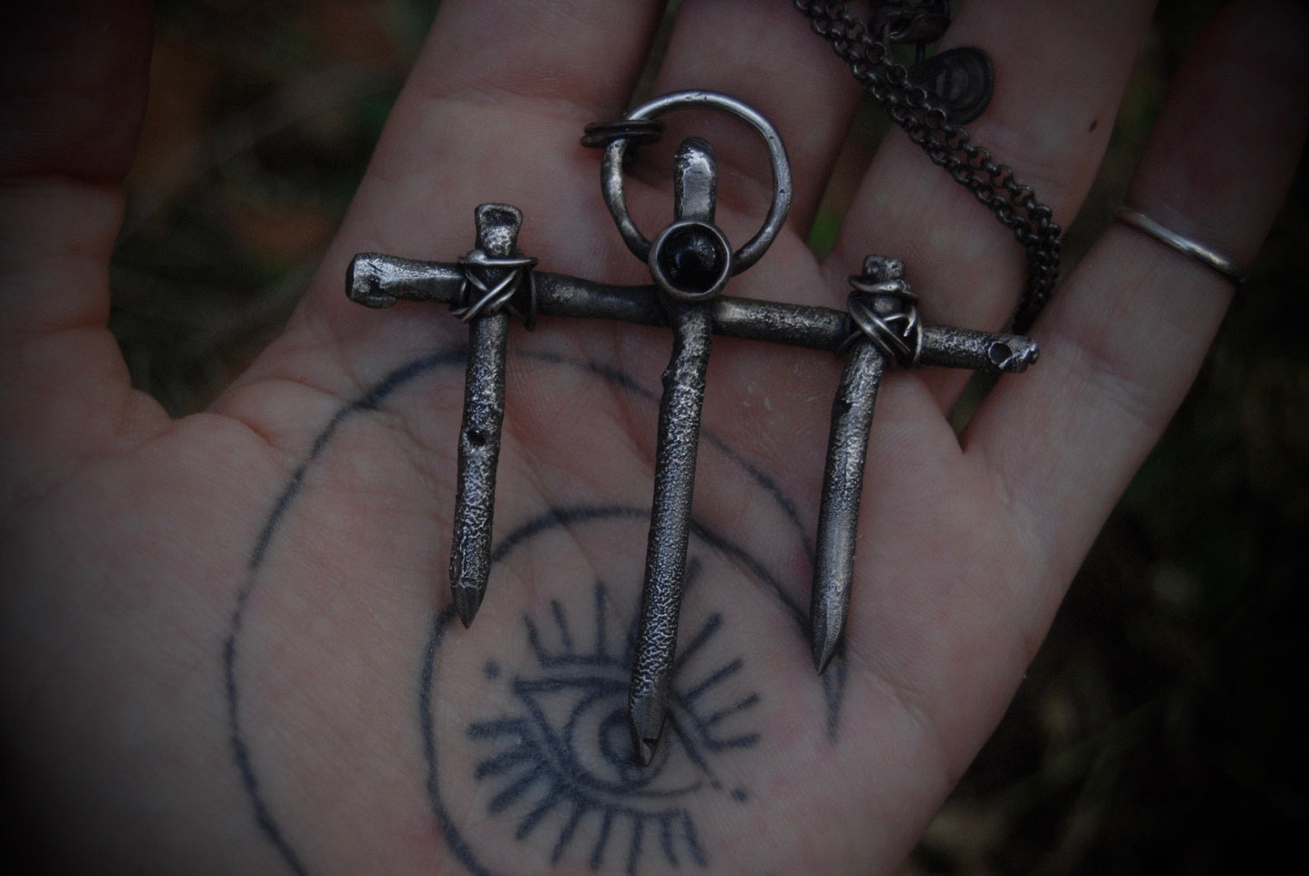 THE COVEN- Spike stick pendant