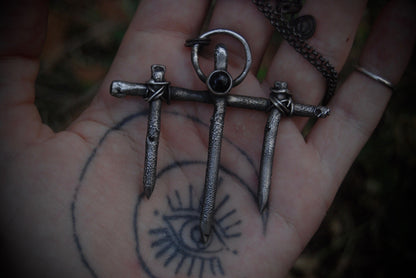 THE COVEN- Spike stick pendant