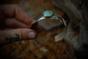 Wide Turquoise Cuff SZ-S/M