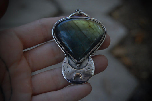 Large Moon Drop Pendant