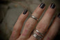 Simple Thick Midi Ring sz-2.75