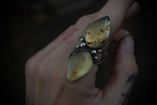 Amber Ring sz-7.75