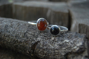 Amber and onyx stack set