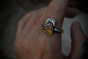 Amber Moon Stack Ring SZ- 8.75