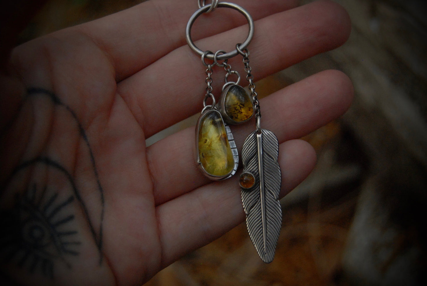 Amber Talisman Necklace 2