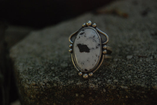 Vintage Style Oval Ring Sz- 7